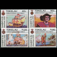 TOKELAU 1992 - Scott# 182-5 Columbus 500th. Set Of 4 MNH - Tokelau