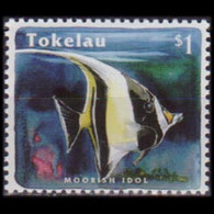 TOKELAU 1995 - Scott# 210 Fish $1 MNH - Tokelau