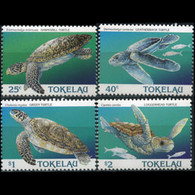 TOKELAU 1996 - Scott# 217-20 Sea Turtles Set Of 4 MNH - Tokelau