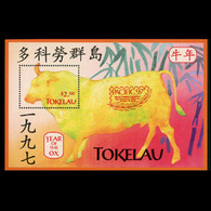 TOKELAU 1997 - Scott# 237b S/S Ox Year Pacific MNH - Tokelau