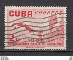 ##13, Cuba, Café, Coffee, Agriculture, Chapeau, Hat, Géographie, Geography - Used Stamps