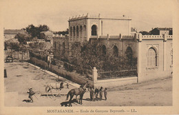 Delcampe - CPA ALGERIE _ MOSTAGANEM _ Ecole De Garçons Beyrouth {S05-23} - Mostaganem