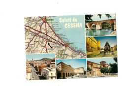 Saluti Da Cesena.Expédié à Hensies (Belgique) - Cesena