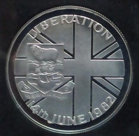 50 Pence Falkland Islands 1982 Liberation Of The Falklands. Silver. Proof. Circulation 25,000 - Falkland