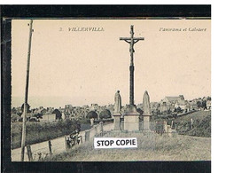 Delcampe - 01-2023 - STO 40/1500 - CALVADOS - 14 - VILLERVILLE - Panorama Et Calvaire - Villerville