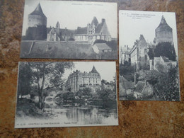 Delcampe - Châteaudun  3 CP   1. Le Château  2. Façade Ouest  3. Donjon De Thibault -le-Tricheur (XIIe Siècle) - Chateaudun
