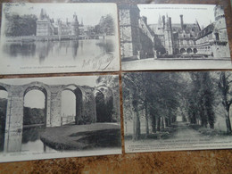 Delcampe - MAINTENON   4 CP   1.& 2. Le Château   3. Aquaduc  4. Allée Racine - Maintenon