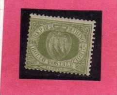 SAN MARINO 1892 - 1894 STEMMA COAT OF ARMS ARMOIRIES CENT.45 DISCRETA CENTRAURA MNH - Ongebruikt