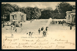 CPA - Carte Postale - Belgique - Bruxelles - L'Entrée Du Bois De La Cambre - 1901 (CP22240OK) - Forêts, Parcs, Jardins