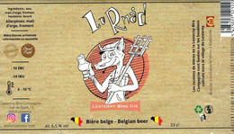 Étiquette De La Bière Lu Rnad - "Le Renard" (brasserie Minne à Baillonville) 6,5 % - Bière