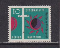 WEST GERMANY - 1963 Regina Martyrum Church 10pf Never Hinged Mint - Ungebraucht