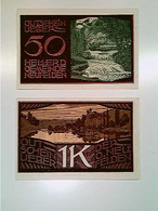 Delcampe - Notgeld, Neufelden, Österreich, 50 Heller Und 1 Krone, Ohne Datum, Konvolut - Autres & Non Classés