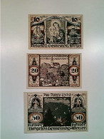 Delcampe - Notgeld, Gemeinde Attersee, Österreich, 10/20 Und 50 Heller, 1920, Konvolut - Autres & Non Classés
