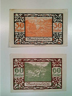 Delcampe - Notgeld, Badgastein, Österreich, 30 Und 60 Heller, 1920, Konvolut - Autres & Non Classés