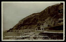 Ref 1594 -  1918 Real Photo Postcard - Entrance To Marine Drive - West Shore Llandudno Wales - Caernarvonshire