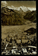Delcampe - Ref 1594 -  Real Photo Postcard - Hotel-Restaurant Harderkulm Interlaken Switzerland - Interlaken