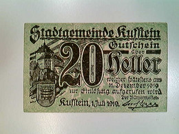 Delcampe - Notgeld, Stadtgemeinde Kufstein, Österreich, 20 Heller, 1919 - Autres & Non Classés