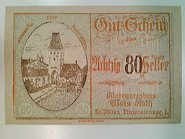 Delcampe - Notgeld, St. Pölten, Modewarenhaus Alois Roth, 80 Heller, 1920, Österreich - Autres & Non Classés