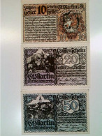 Delcampe - Notgeld, St. Martin Im Mühlkreis, Österreich, 10/20 Und 50 Heller, 1920, Konvolut - Autres & Non Classés