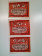 Delcampe - Notgeld, Siezenheim, Österreich, 10/20 Und 50 Heller, Ohne Datum, 2. Auflage, Konvolut - Autres & Non Classés