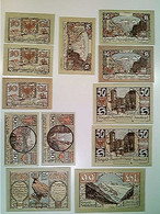 Delcampe - Notgeld, Sammlerbund Innsbruck, Österreich, 3x 10, 2x 30, 3x 40, 2x 50 Je 1x 75 Und 99 Heller, 1920, Konvolut - Autres & Non Classés