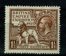 Ref 1595 - GB 1925 - KGV British Empire Exhibition 1 1/2d Mint Stamp - Unused Stamps