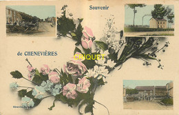 Delcampe - 94 Chennevières, Ancienne Fantaisie 3 Vues, éd Gérardin - Chennevieres Sur Marne