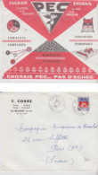 LETTRE. 1965. Y.CORRE ENGRAIS PEC FOURRAGES  PAILLES. LA MILESSE. SARTHE - Storia Postale