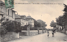 44 - PREFAILLES - Sur La Côte - Tournant De La Route Vers La Source - Carte Postale Ancienne - Préfailles