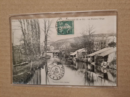 Delcampe - Carte DOURDAN La Rivière L'orge Beau Cachet Vendôme A Paris - Dourdan