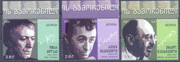 Delcampe - 2022. Georgia, Famous Persons Of Georgia, 3v, Mint/** - Georgien