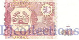 TAJIKISTAN 500 RUBLES 1994 PICK 8a UNC - Tayikistán