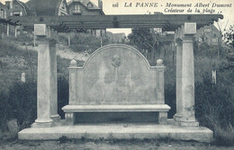 La Panne   -   Monument  Albert  Dumont   -   Créateur De La Plage   -   1932   Naar  Berchem - De Panne