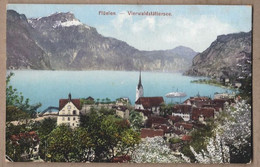 CPA SUISSE - FLÜELEN - Vierwaldstättersee - Très Jolie Vue Générale Village Au Bord De L'eau - UR Uri