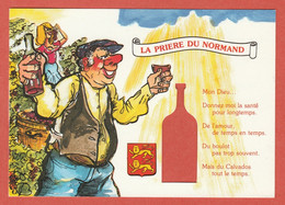 Delcampe - CP REGION NORMANDIE TRADITIONS 57 La Prière Du Normand - Sonstige