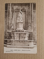 Delcampe - Carte DOLE Statue De La Paix - Dole