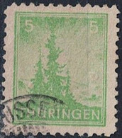 Alliierte Bes. Thüringen Tannen (MiNr: 94) 1945 - Gest Used Obl - Gebraucht