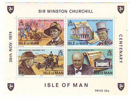 ISLE OF MAN 48-51,unused - Sir Winston Churchill