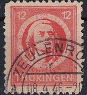 Alliierte Bes. Thüringen Schiller (MiNr: 97) 1945 - Gest Used Obl - Gebraucht