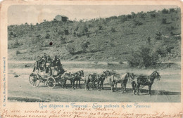 Afrique Du Sud - Une Diligence Au Transvaal - Edit. Nels - Précurseur - Oblitéré Houdeng 1900 - Carte Postale Ancienne - Sud Africa