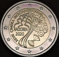 2 Euro Gedenkmünze 2020 Nr. 29 - Andorra - Iberoamerikanisches Gipfeltreffen UNC Aus BU Coincard - Andorra
