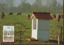 Delcampe - 1988 Liechtenstein MC 84 Mi: LI 953°, Y&T: LI 894°, ZNr. LI 894°,  Bildstöcke, Bergstrasse Ruggeli - Autres & Non Classés