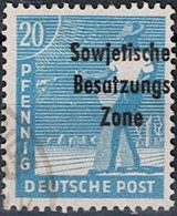 Alliierte Bes. SBZ All. Ausgaben Berufe (MiNr: 189) 1948 - Gest Used Obl - Oblitérés