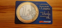 Phonecard Italy - Money, Coin, Euro - Pubbliche Ordinarie