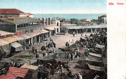 Israel - Jaffa Bazar - Précurseur - Colorisé - Mer - Animé - Carte Postale Ancienne - Israele