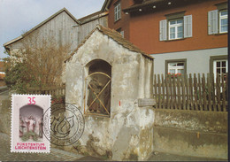 1988 Liechtenstein MC 84 Mi: LI 952°, Y&T: LI 893°, ZNr. LI 893°, Bildstöcke, Oberdorf, Vaduz - Otros & Sin Clasificación