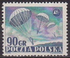Journée De L'aviation - POLOGNE - Parachutisme - N° 677 ** - 1952 - Unused Stamps