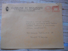 BUSTE MUNICIPALI COMUNI D'ITALIA - COMUNE DI MULAZZO - 1991-00: Storia Postale