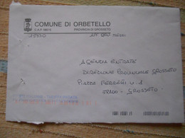 BUSTE MUNICIPALI COMUNI D'ITALIA - COMUNE DI ORBETELLO - 1991-00: Storia Postale