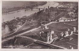 Delcampe - FLUGZEUAUFNAHME VOM WORMS  A RH            MIT LIEBFRAUENKIRCHE - Worms